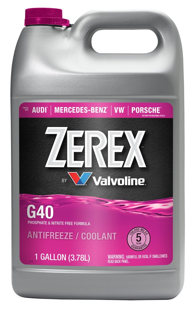 Zerex Valvoline Zerex G40 Phosphate and Nitrite Free Concentrate Antifreeze/Coolant 1 GA - Image 1